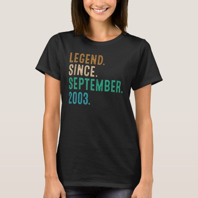 20 år gammal förklaring sedan september 2003 20:e  t shirt (Framsida)