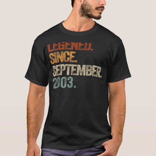 20 år gammal förklaring sedan september 2003 20:e  t shirt (Framsida)