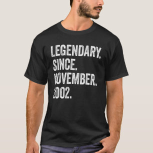 20 år gammal legendary sedan november 2002 20th Bi T Shirt