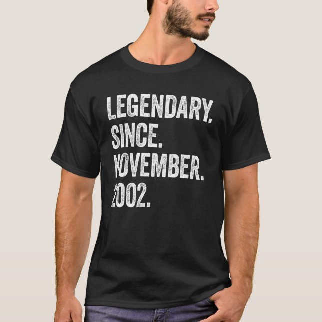 20 år gammal legendary sedan november 2002 20th Bi T Shirt (Framsida)