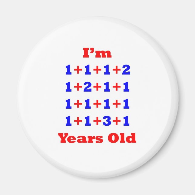 20 år gammal! magnet (Framsidan)