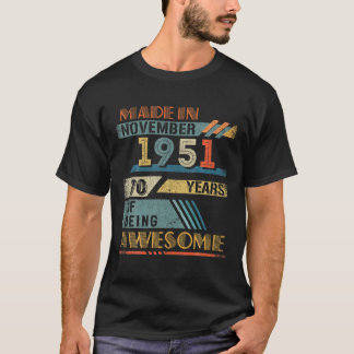 20 år gammal retro Birthday Gift-legend sedan nove T Shirt