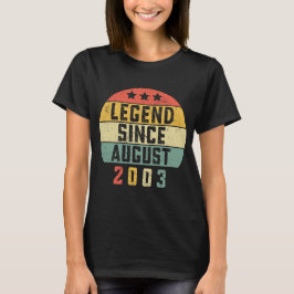 20 år gammal Vintage sedan augusti 2003 T Shirt