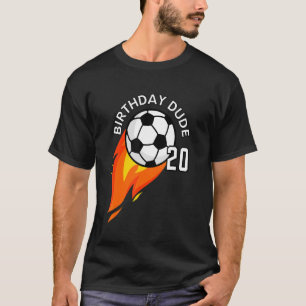 20-åriga 20-årsdagars Flamfotare Party T Shirt