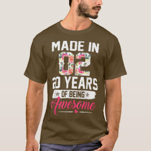 20-åriga gåvor för 20:e födelsedagstjuppet t shirt