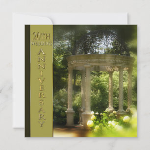 20-års bröllopsdag inbjudningar - Gazebo