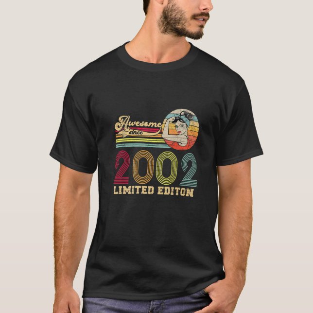 20 års gammal Retro Fantastisk 2002 Begränsad utgå T Shirt (Framsida)