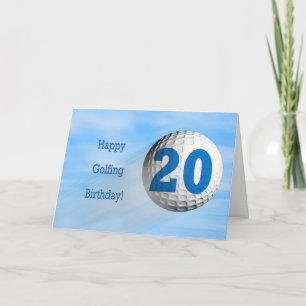 20 års golfkort kort