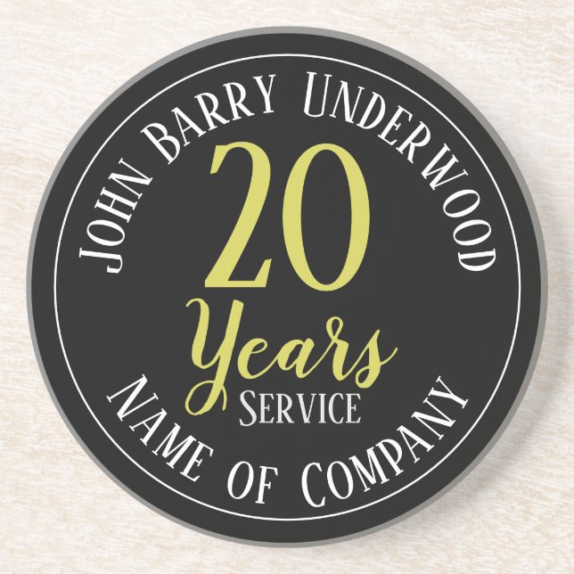 20 års tjänstekontrakt underlägg (Framsidan)