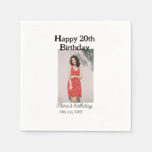 20-årsdag för 20-årsfoto, modernt, enkelt minimum