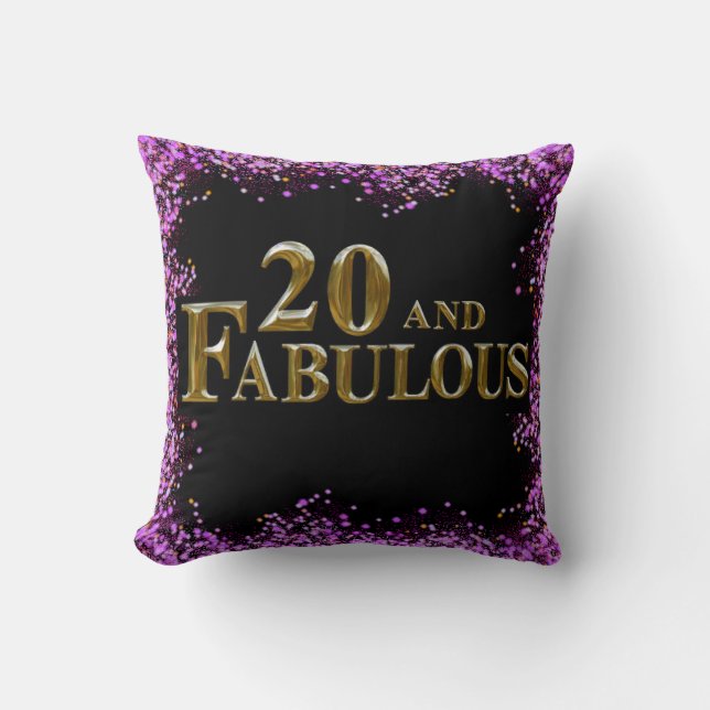 20-årsdag  kudde (Framsida)