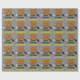 20-årsdag: Kuslig Halloween-tema, anpassat namn Presentpapper