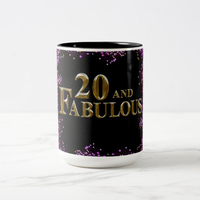 20-årsdag  Två-Tonad mugg (Center)