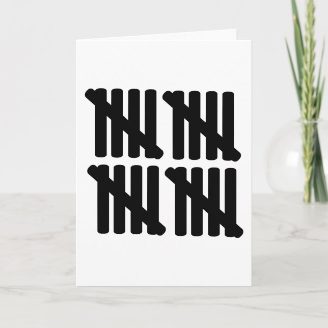 20-årsdagen kort (Framsida)