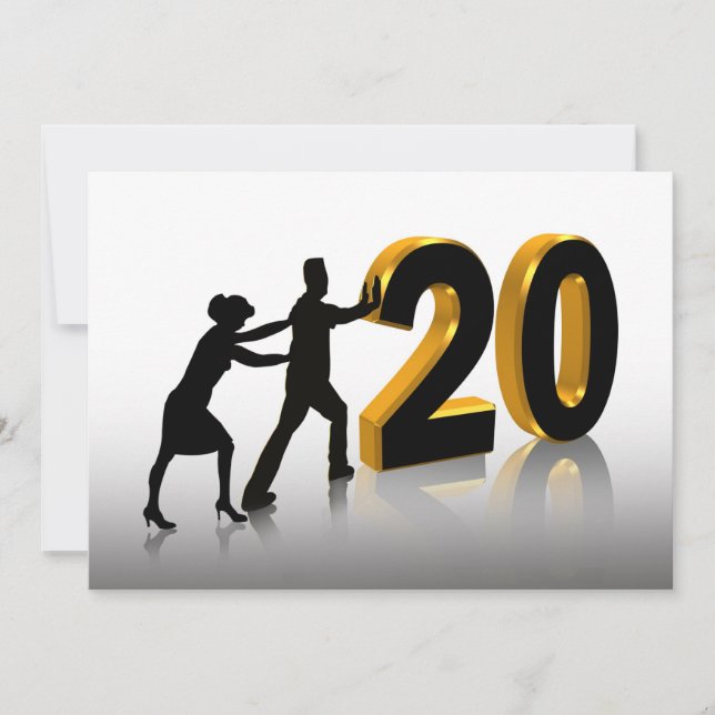 20-årsfestinladan inbjudningar (Framsida)