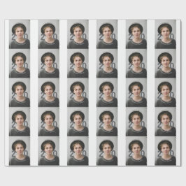 20-årsfirande lägg till namn foto datum man blå vi presentpapper