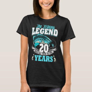 20-årsfiske 20 Åldersfiskare 2003 2 T Shirt