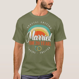 20-årsjubiléet i Bröllop T Shirt