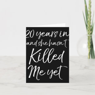 20-årsjubileum 20 år in och hon har't Ki Kort