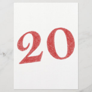 20-årsjubileum kort