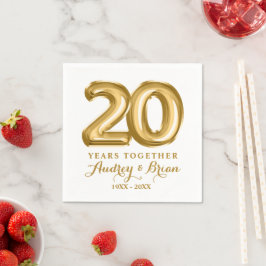 20-årsjubileum Personlig Pappersservett