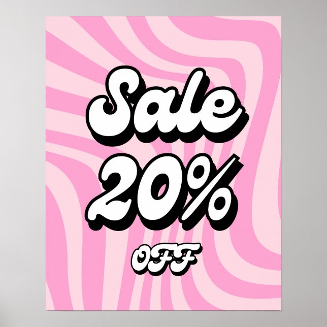 20 % av försäljningsskylten, Poster av återförsälj (Framsidan)