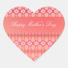 20 Biet Hjärtformade Mors dag-stift Hjärtformat Klistermärke