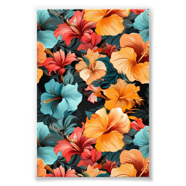 #20-Blommönster Fototryck (Framsidan)