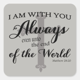 20 Christian Bible Verse Stickers Fyrkantigt Klistermärke