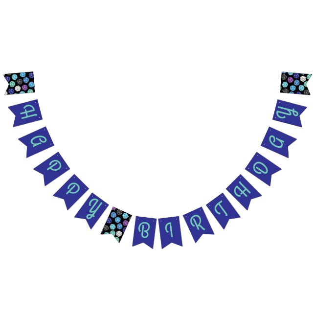 20 DDND-spel med sidokörning Barns födelsedag Part Vimplar (Alla)