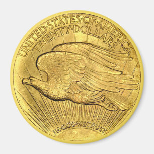 20 dollar i US Eagle Guld Biet Magnet