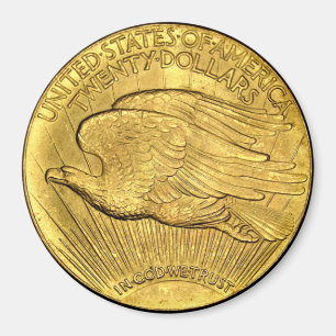 20 Dollar US Eagle Guldstycke Magnet