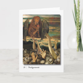 20 Dom om Tarot Greeting Card Kort