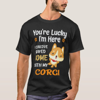 20 Du är en lycklig Corgi T Shirt