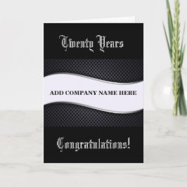 20:e affärsdagen - Grafikvåg (B/W) Kort