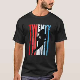 20:e Basketball Birthday Retro-Vintagen är stressa T Shirt