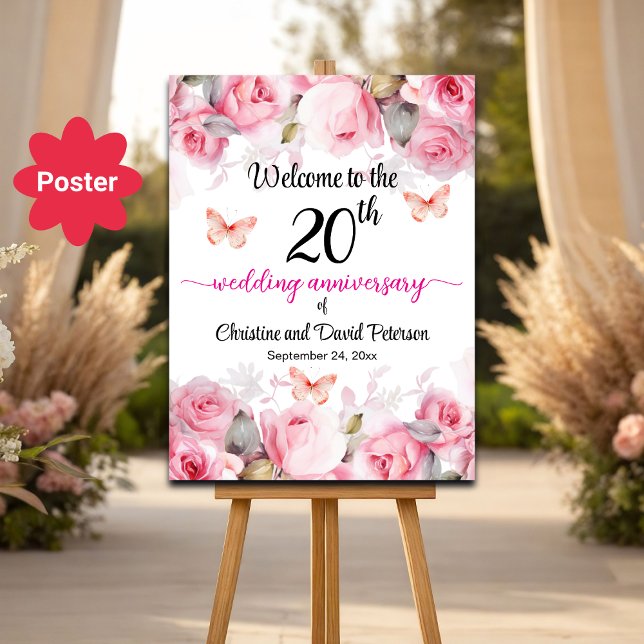 20:e Chinan Bröllop-årsdagen  Ro Välkommen Poster (Skapare uppladdad)