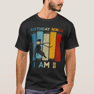 20:e födelsedag: Ninja Älskare, 20-åriga byrån B T Shirt