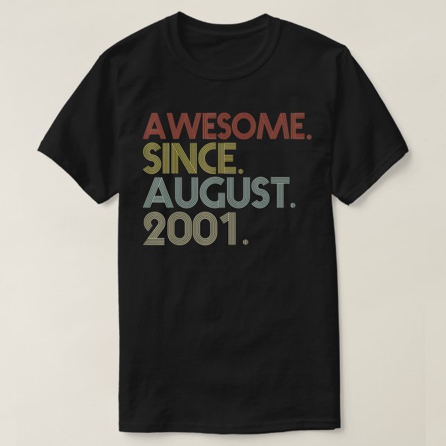 20:e födelsedagen 20 år gammal Fantastisk sedan de T Shirt (Design framsida)