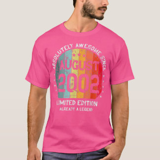20:e födelsedagen Absolut Fantastisk sedan augusti T Shirt