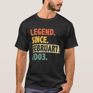 20:e födelsedagen Fantastisk sedan februari 2003 2 T Shirt