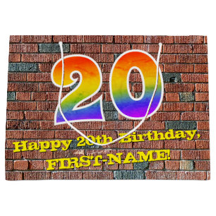 20:e födelsedagen: Roligt, Graffiti-Inspired Rainb