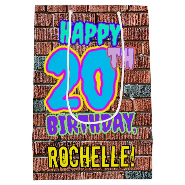 20:e födelsedagen: Roligt, Urban Graffiti Inspired (Baksidan)