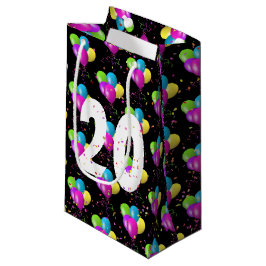 20:e födelsedagsballonger och konfetti Small Gift