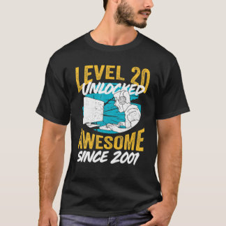 20:e födelsedagsgåva på 20 olåst Fantastisk sedan T Shirt