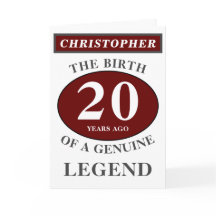 20:e födelsedagslektionen Röd Äkta-förklaring Lägg