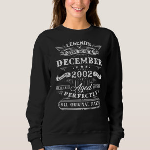 20:e födelsedagsljud född i december 2002 20 år t shirt