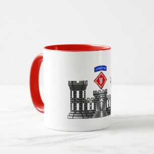 20:e Ingenjör Brigade-Airborne Chrome Castle Mugg