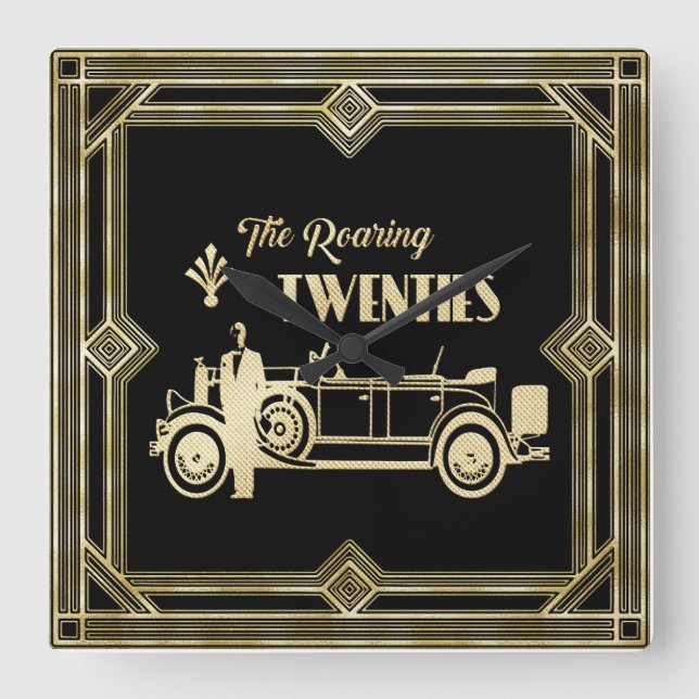 20:e konsten 1920 fyrkantig klocka (Framsida)