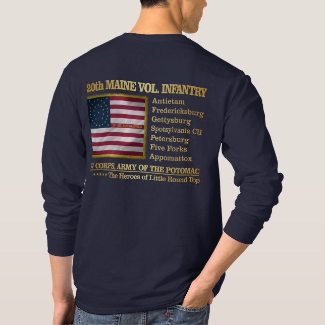 20:e Maine Volunteer Infantry (BH) Tröja (Baksida)